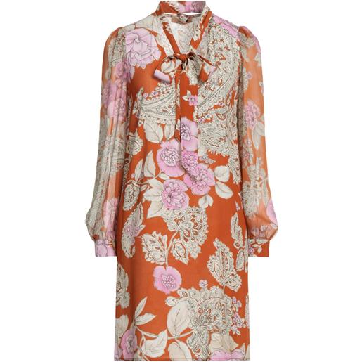 TWINSET - vestito corto - marrone