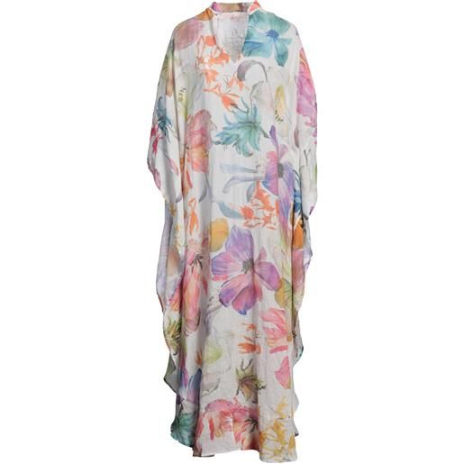 120% LINO - vestito estivo - rosa