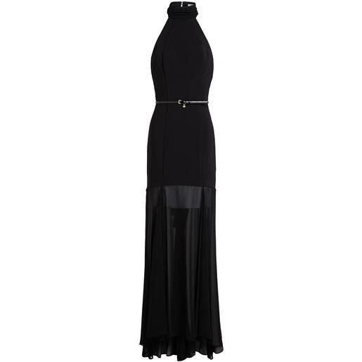 ELISABETTA FRANCHI - vestito lungo - nero