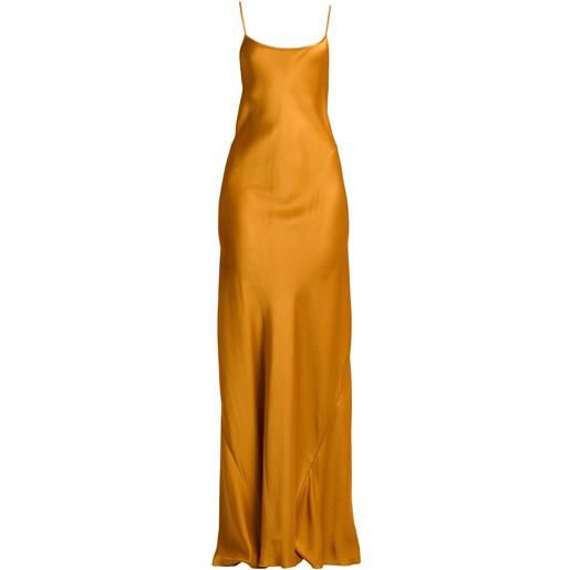VICTORIA BECKHAM - slip dress - giallo ocra