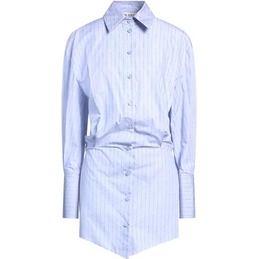 THE ATTICO - vestito chemisier - blu chiaro