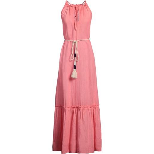 120% LINO - vestito estivo - salmone