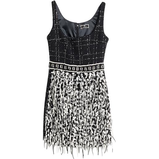ELISABETTA FRANCHI - vestito corto - nero