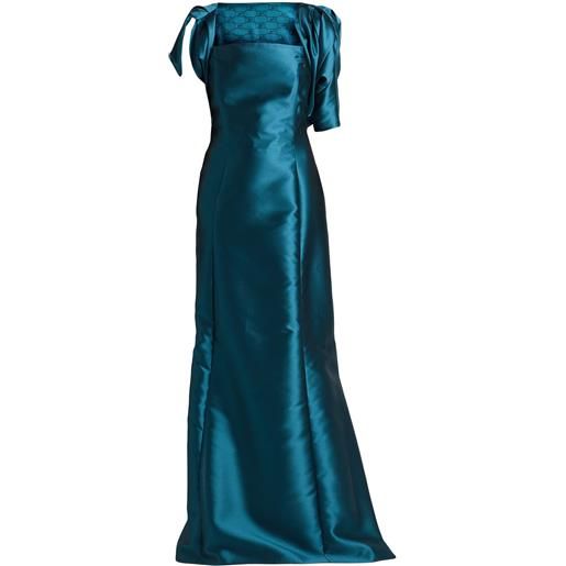 ALBERTA FERRETTI - vestito lungo - verde smeraldo