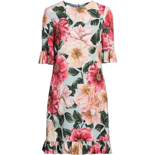 DOLCE&GABBANA - vestito corto - celeste