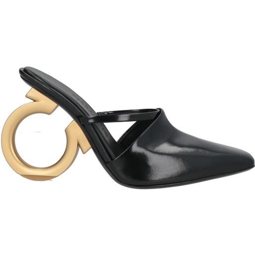 FERRAGAMO - mule e zoccoli - nero
