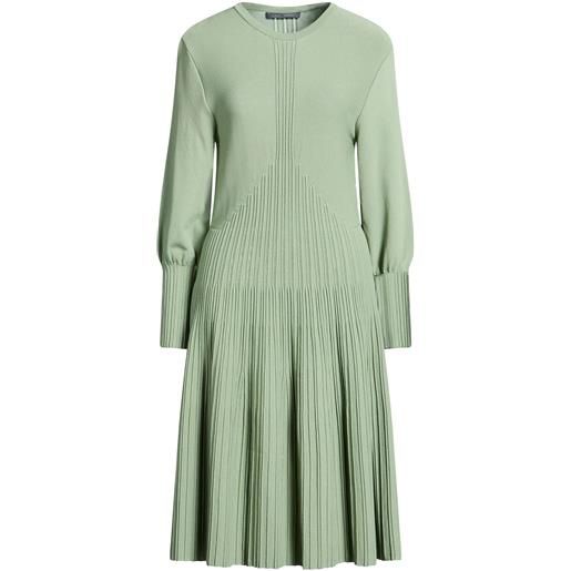ALBERTA FERRETTI - vestito in maglia - verde salvia