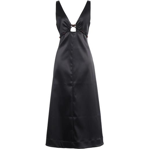 GANNI - vestito lungo - nero