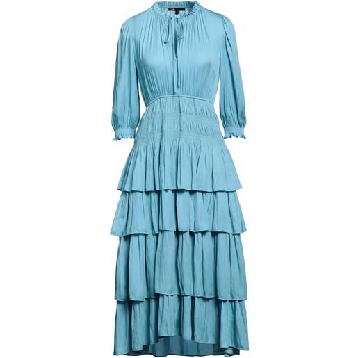 MAJE - vestito midi - blu chiaro