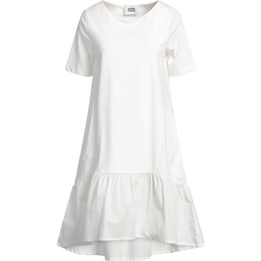 ALPHA STUDIO - vestito corto - bianco