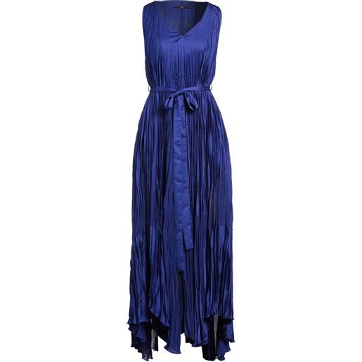 HIGH - vestito lungo - blu china