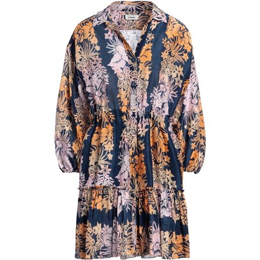 SANDRO - vestito chemisier - blu navy