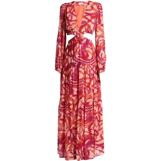 DONDUP - vestito lungo - porpora