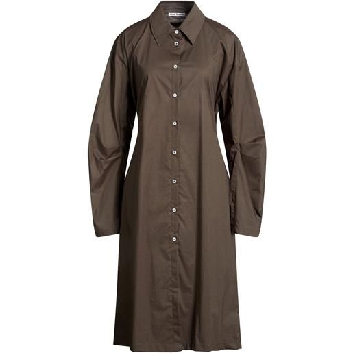 ACNE STUDIOS - vestito chemisier - verde militare