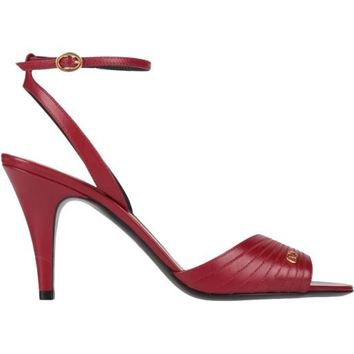 con tacco basso tacchi a spillo rosso