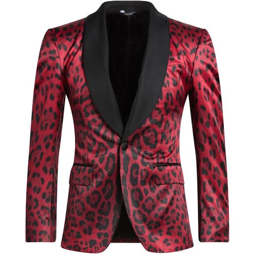 DOLCE&GABBANA - blazer - rosso