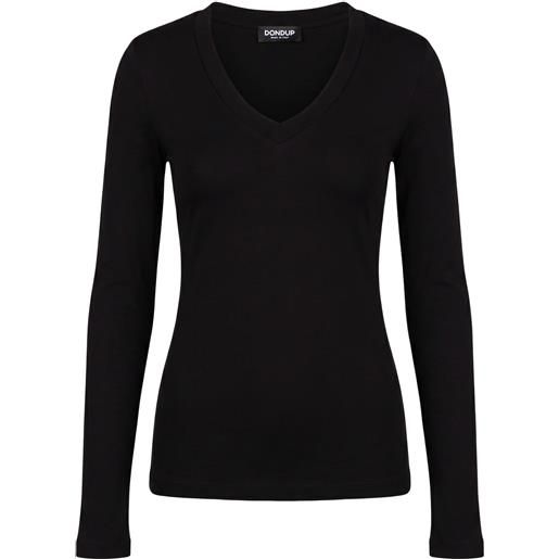 DONDUP - basic t-shirt - nero