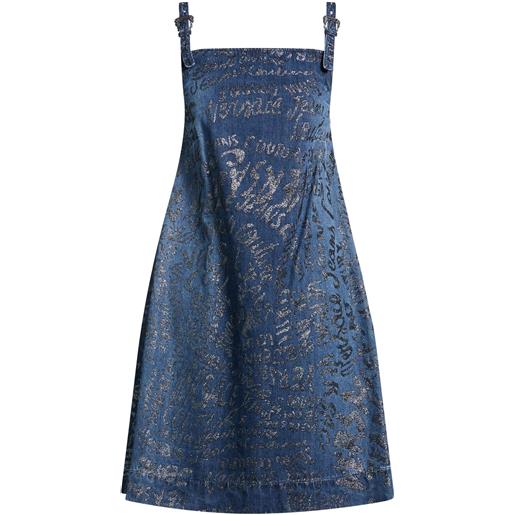 VERSACE JEANS COUTURE - vestito corto - blu
