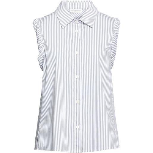 MARIA BELLENTANI - camicie e bluse fantasia - piombo
