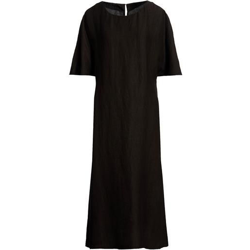 120% LINO - vestito estivo - nero