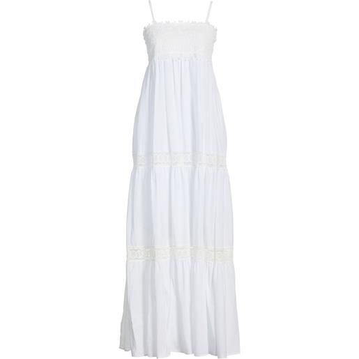 KAOS JEANS - vestito lungo - bianco