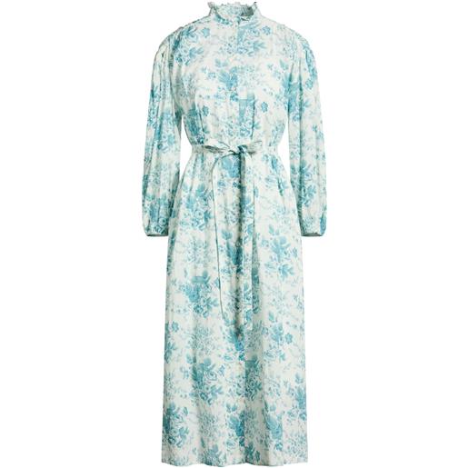 ANTIK BATIK - vestito midi - turchese