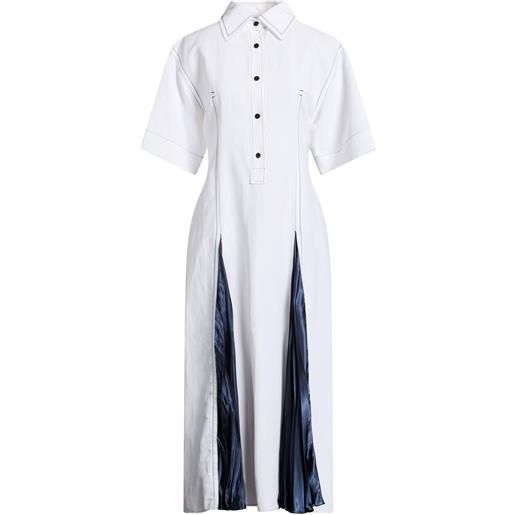 FERRAGAMO - vestito chemisier - avorio
