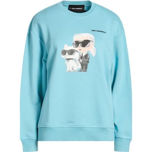 KARL LAGERFELD - felpa - celeste