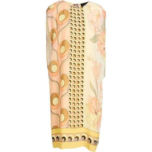 CLIPS - vestito midi - giallo pastello
