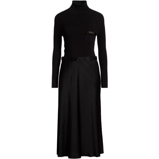 ELISABETTA FRANCHI - vestito midi - nero