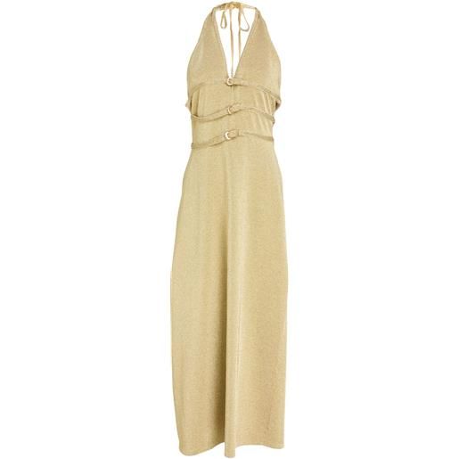 CULT GAIA - vestito in maglia - oro