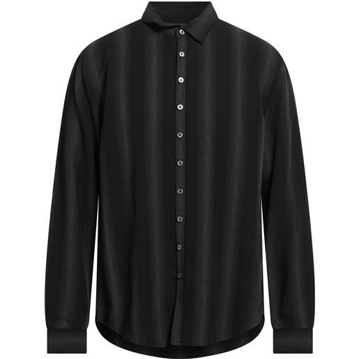 JOHN VARVATOS - camicia a righe - nero