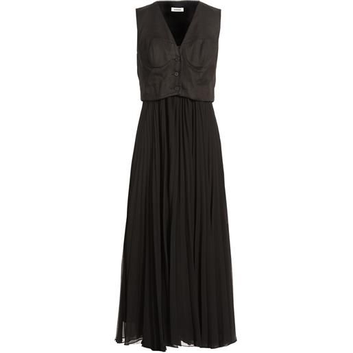 SANDRO - vestito midi - nero
