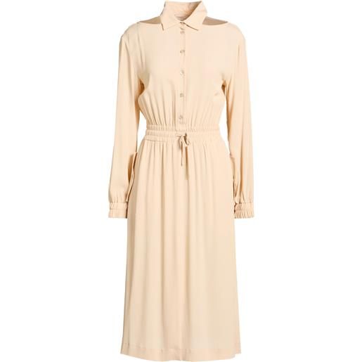 SEMICOUTURE - vestito chemisier - beige