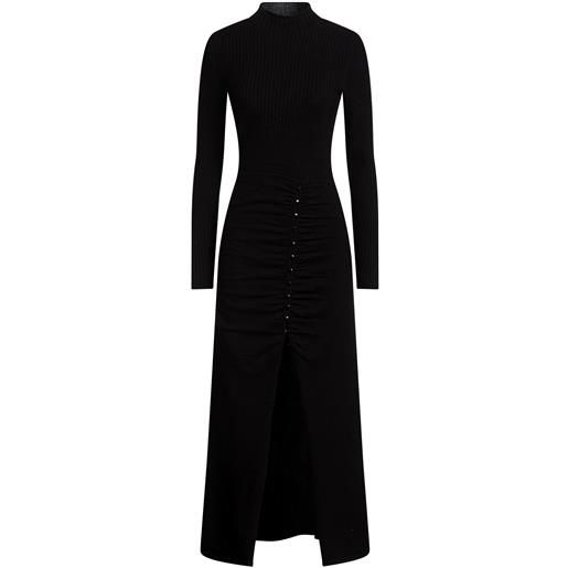 SANDRO - vestito in maglia - nero