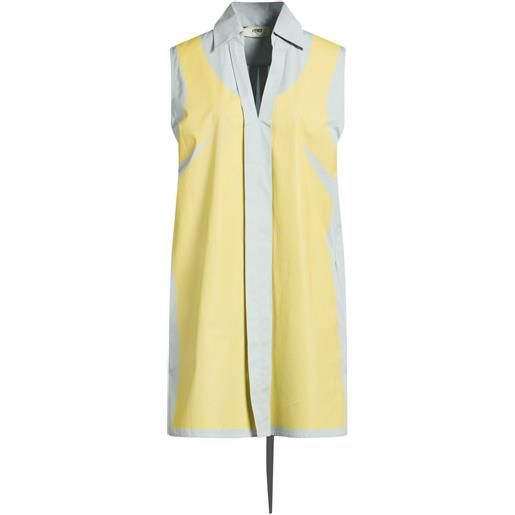 FENDI - vestito chemisier - giallo