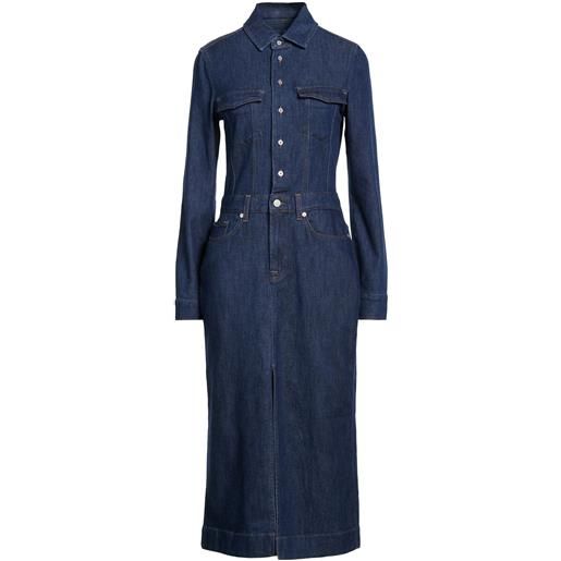 7 FOR ALL MANKIND - vestito chemisier - blu
