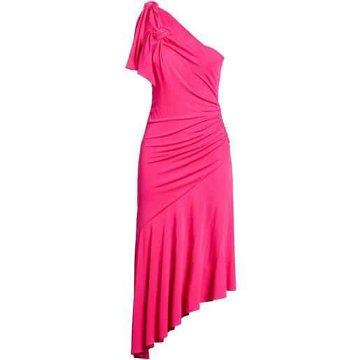 PINKO - vestito midi - fucsia