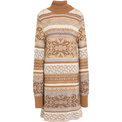 AKEP - vestito corto - beige