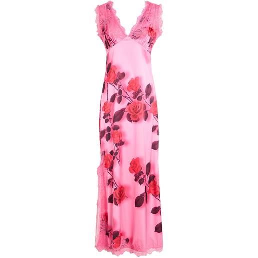 NO SECRETS - slip dress - rosa