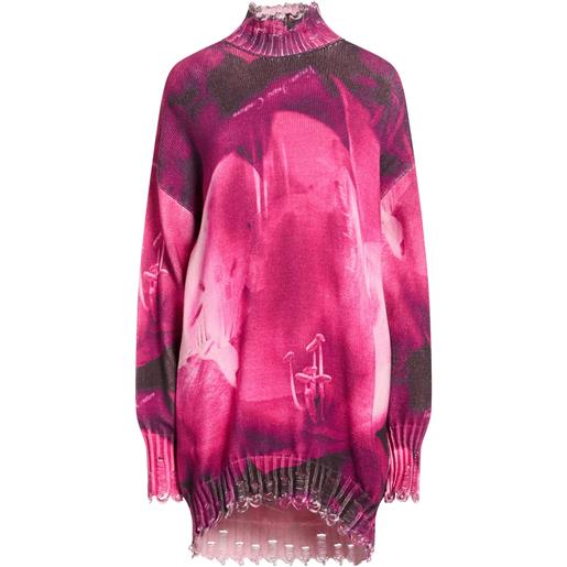 VERSACE JEANS COUTURE - vestito corto - magenta