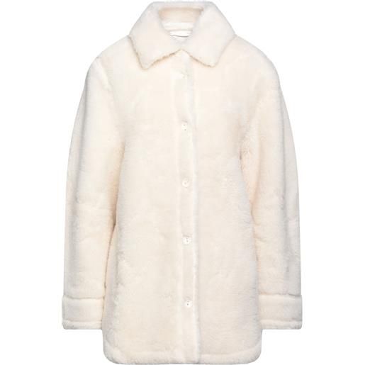 STAND STUDIO - shearling e teddy - panna