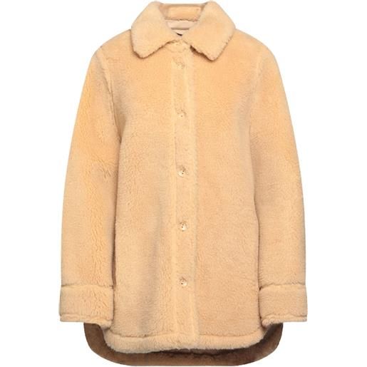 STAND STUDIO - shearling e teddy - cammello
