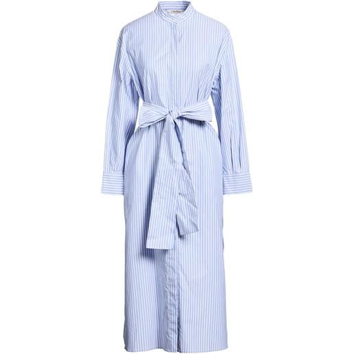 'S MAX MARA - vestito chemisier - celeste