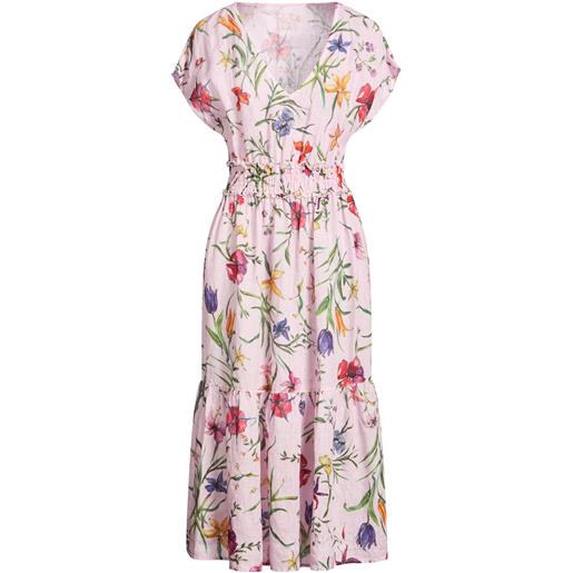 120% LINO - vestito estivo - rosa chiaro