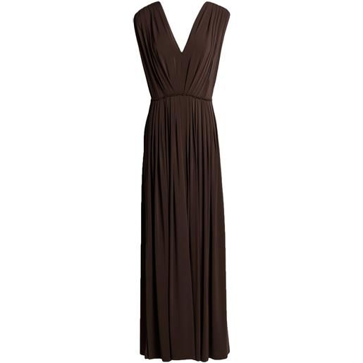 MAX MARA - vestito da cerimonia - marrone