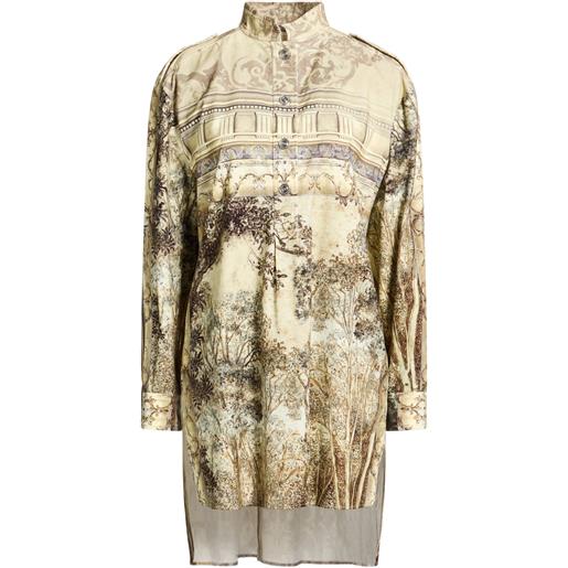 ALBERTA FERRETTI - vestito chemisier - khaki