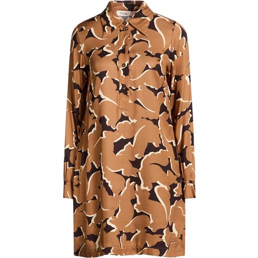 OTTOD'AME - vestito chemisier - nocciola