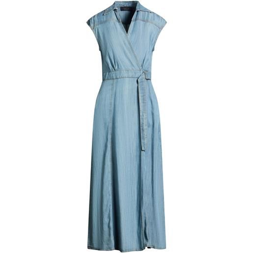 KAOS JEANS - vestito a portafoglio - blu