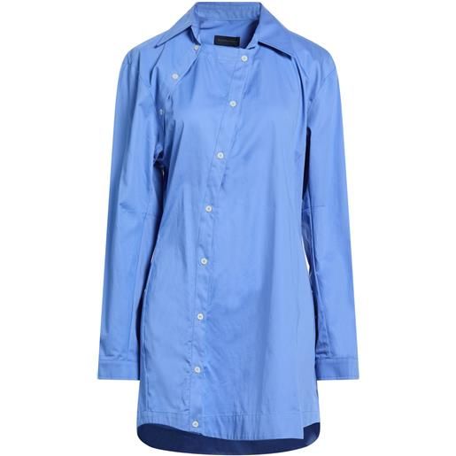 EUDON CHOI - vestito chemisier - azzurro